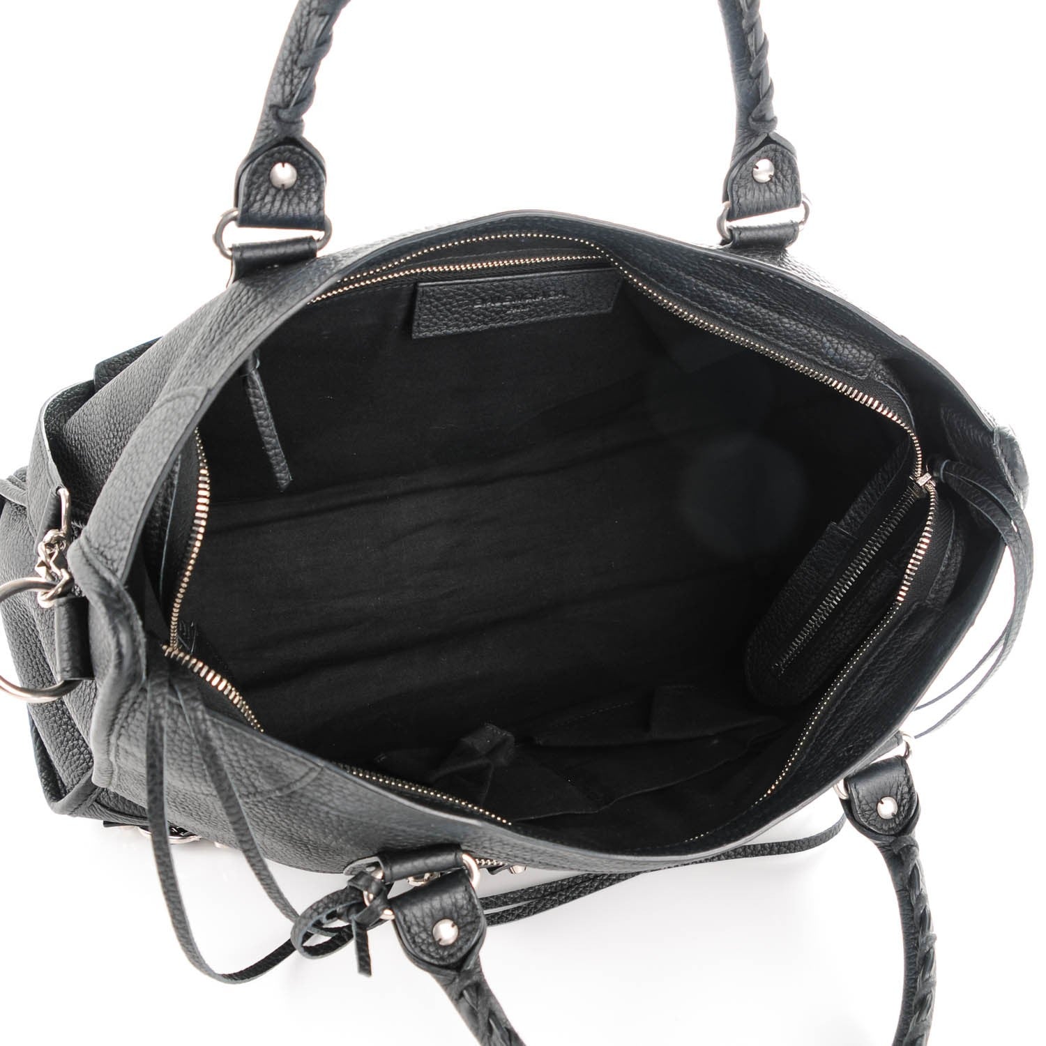 Balenciaga Grained Lambskin Classic Silver Hardware City Black 5 of 7