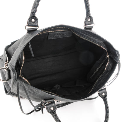 Balenciaga Grained Lambskin Classic Silver Hardware City Black 5 of 7