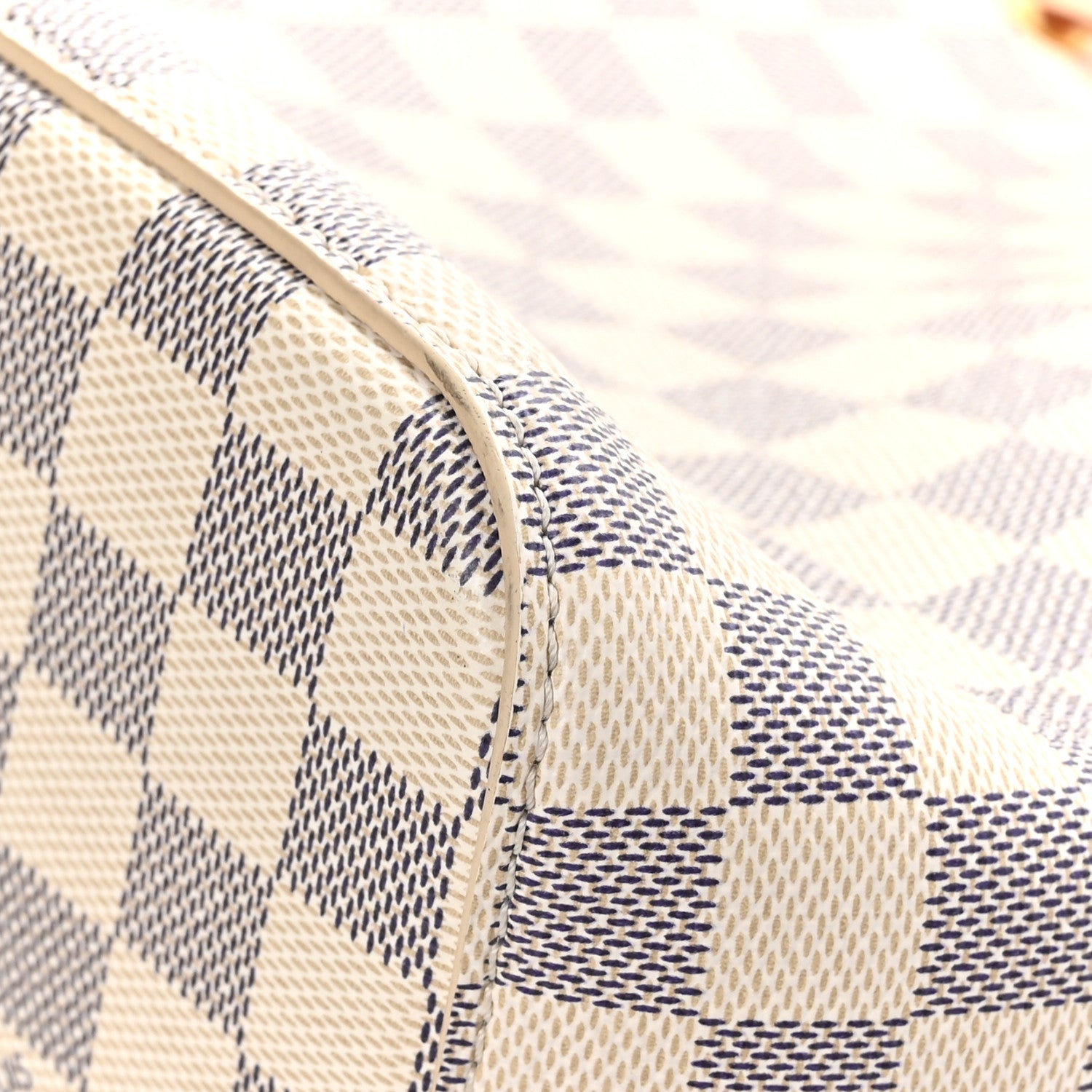 Louis Vuitton LOUIS VUITTON Damier Azur Braided Neonoe MM Peach Cream 9 of 11