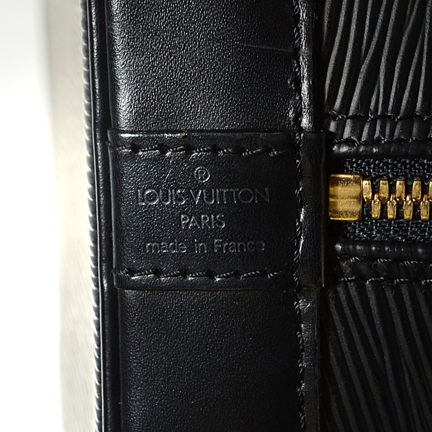 Louis Vuitton Epi Alma PM Black 13 of 14