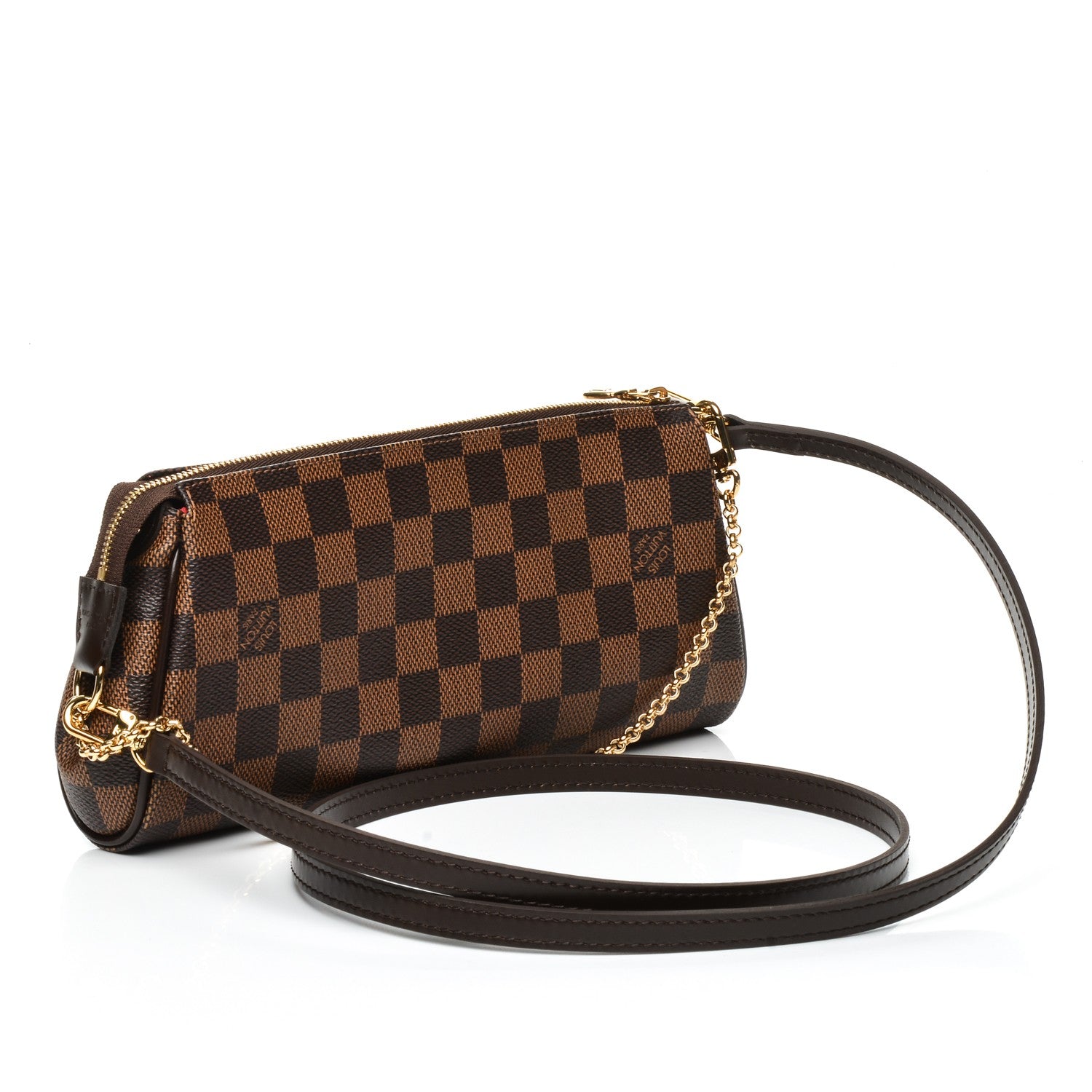 Louis Vuitton Damier Ebene Eva Clutch 3 of 6