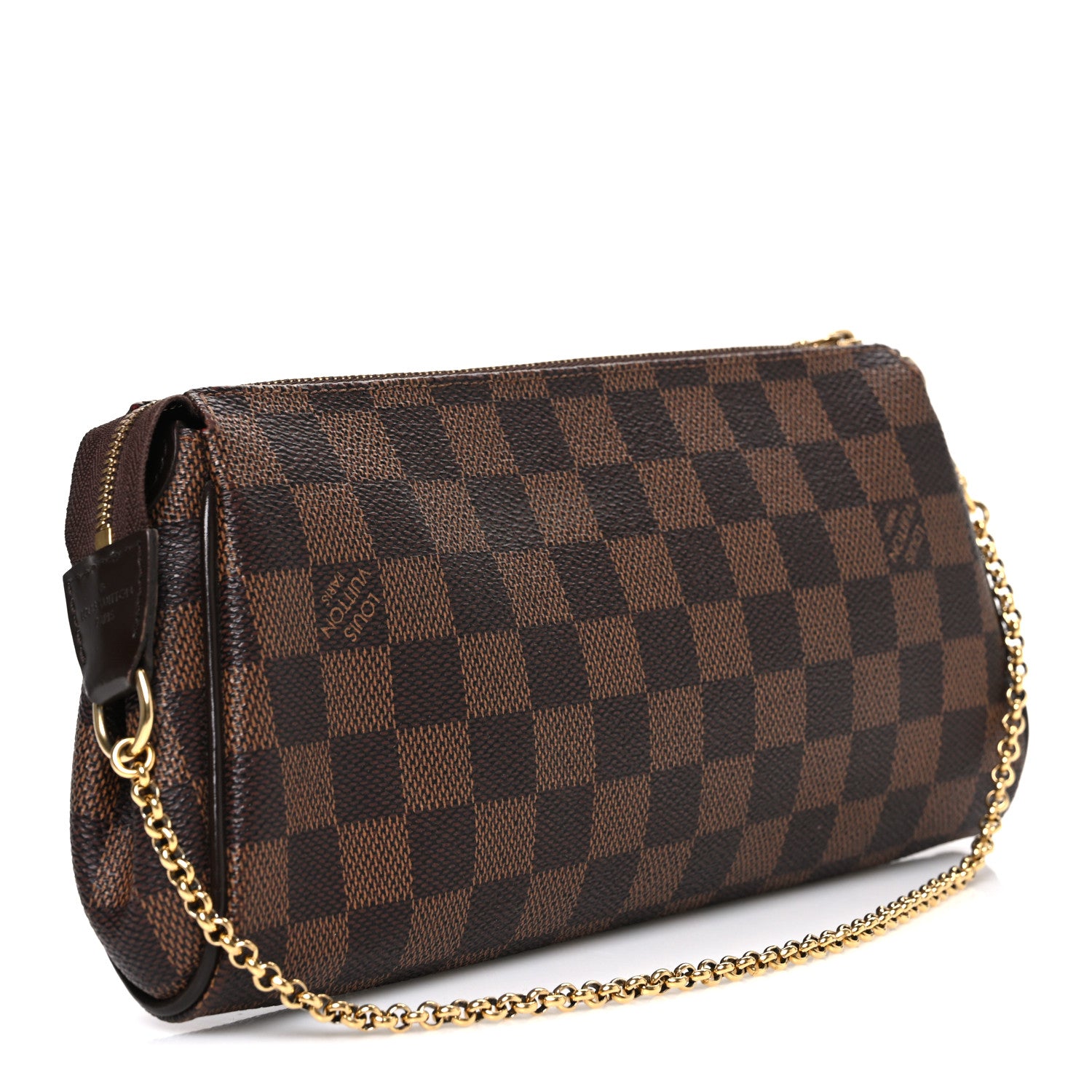 Louis Vuitton Damier Ebene Eva Clutch 3 of 12