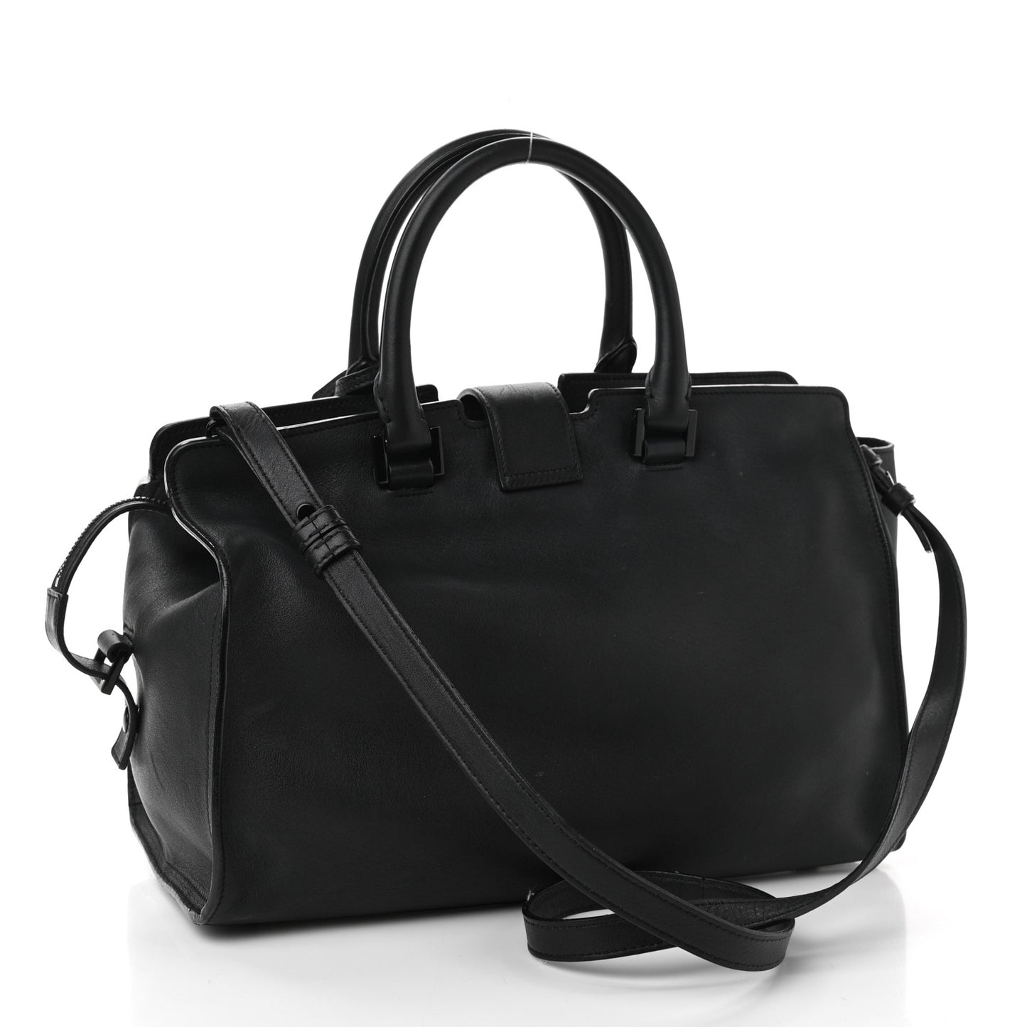 Calfskin Small Monogram Cabas Black