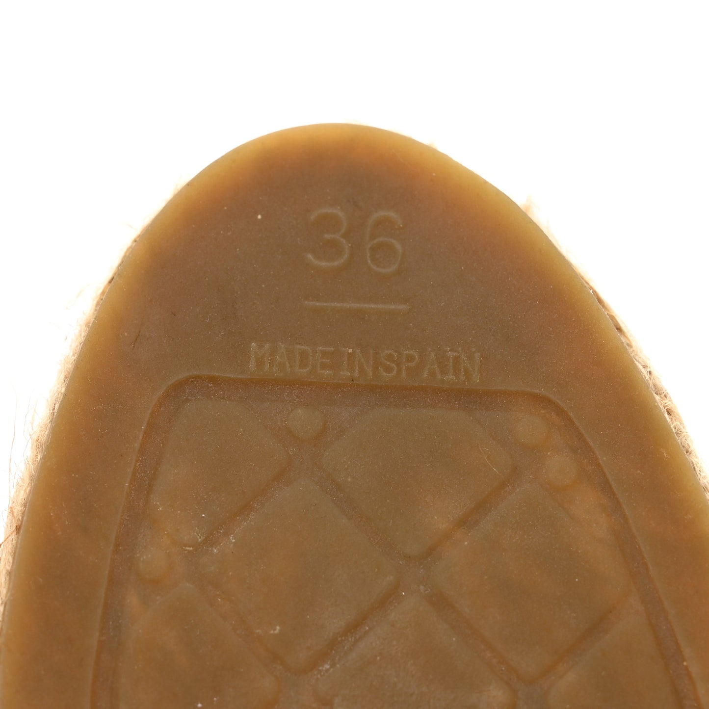 Lambskin CC Espadrilles 36 Black
