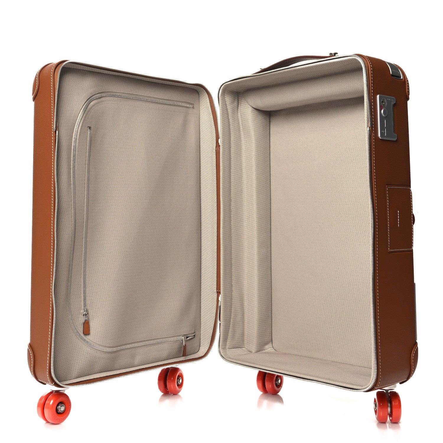 Hermes Canvas Taurillon Regate RMS Rolling Trolley Luggage Multicolor 4 of 9