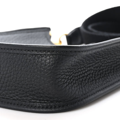 Hermes Taurillon Clemence Evelyne TPM Black 10 of 11