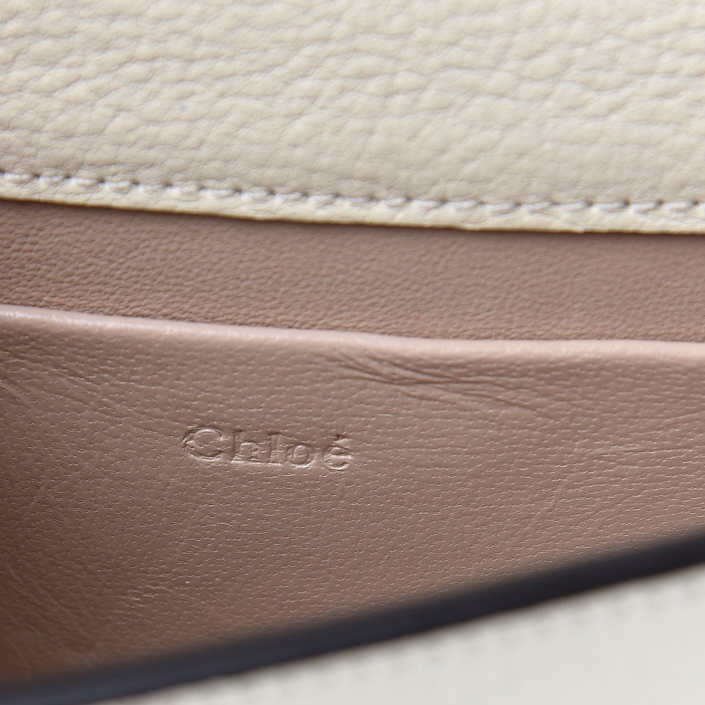 Calfskin Small Nile Bracelet Minaudiere Bag Off White