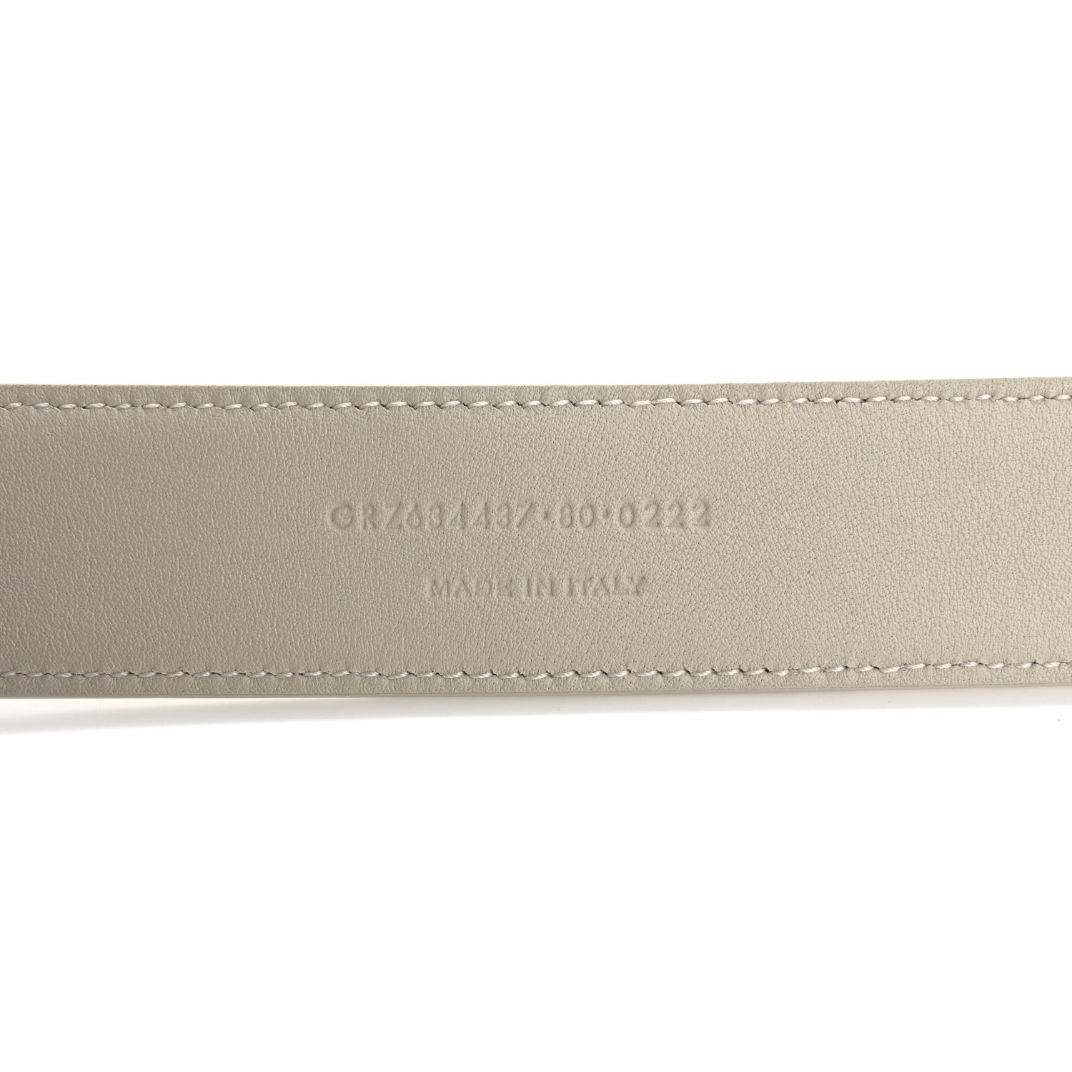 Saint Laurent Smooth Calfskin Monogram Square Buckle Belt 80 32 Crema Soft 6 of 8