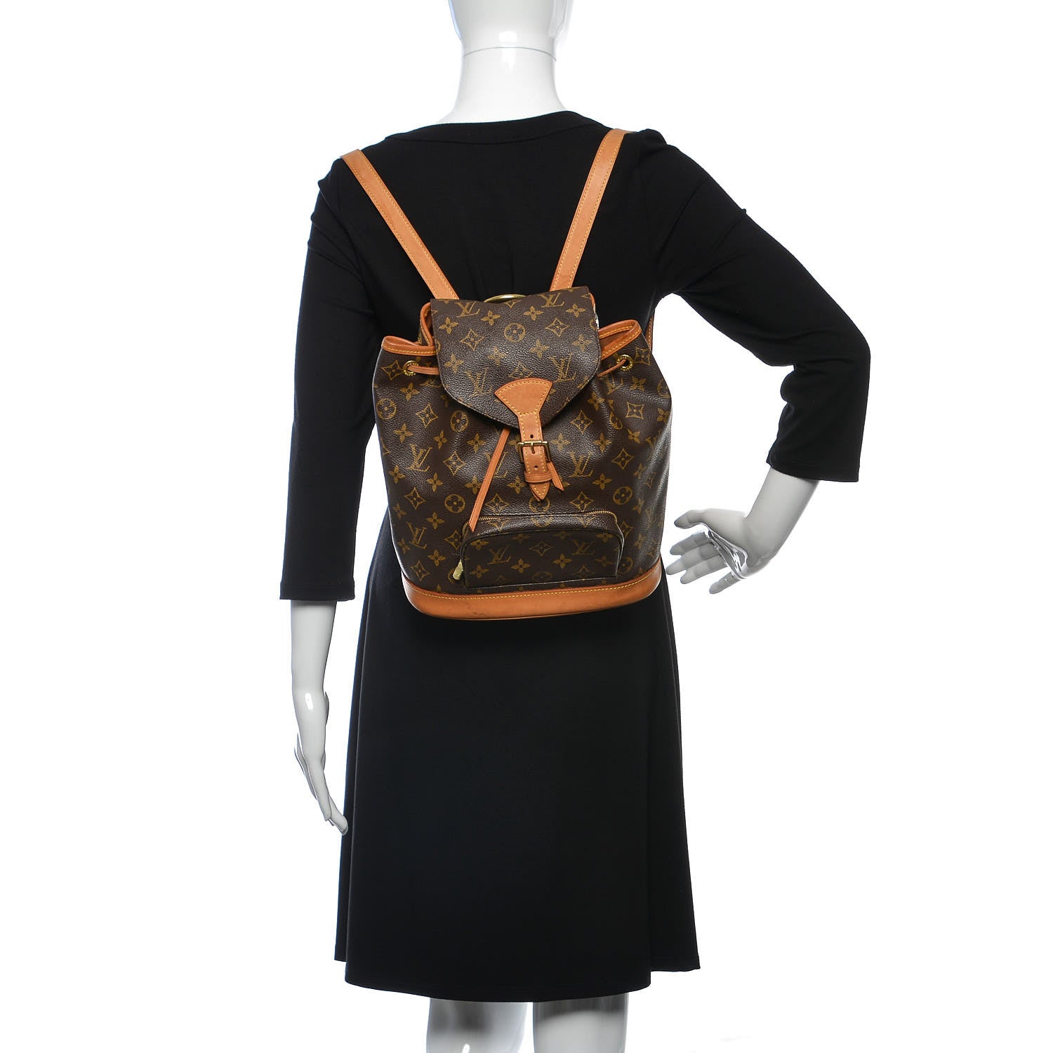 Louis Vuitton Monogram Montsouris MM Backpack 2 of 13