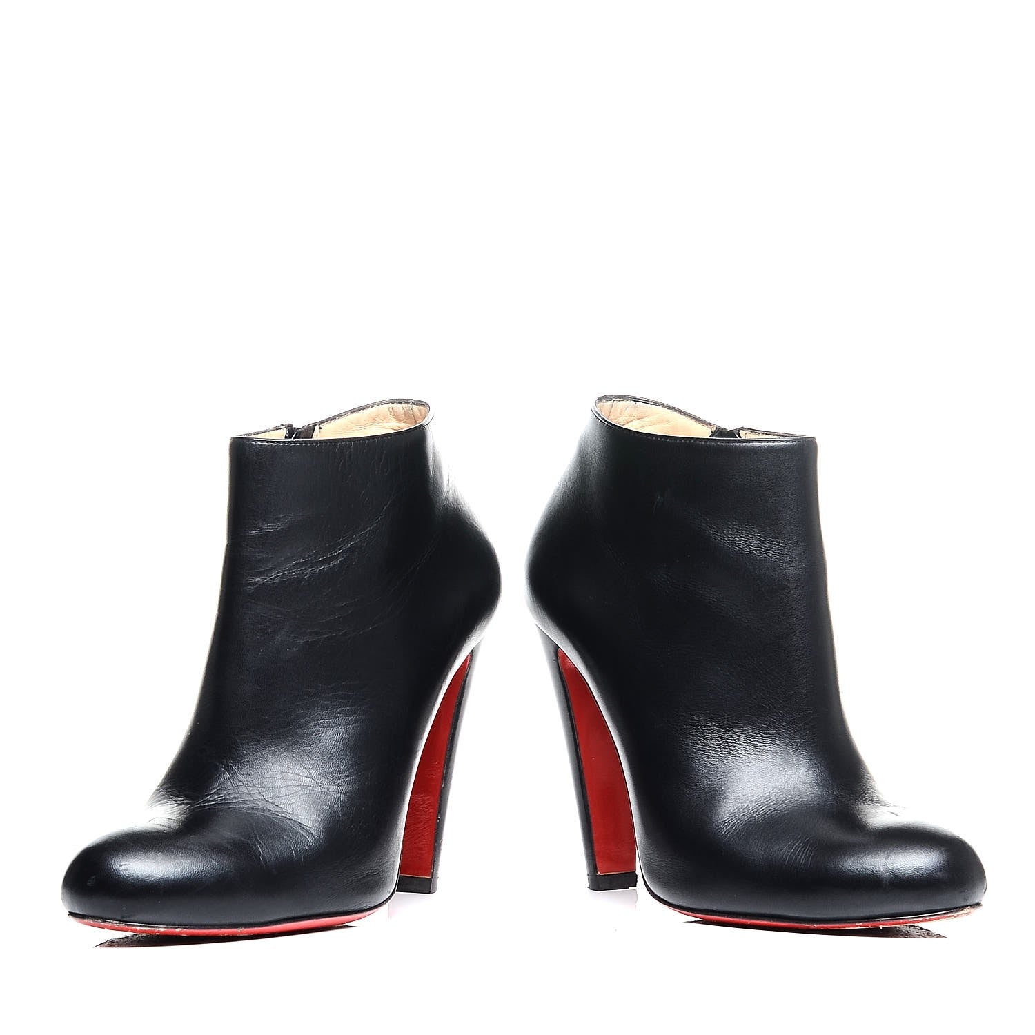 Christian Louboutin Calfskin Bobsleigh 100 Ankle Boots 37 Black 5 of 9