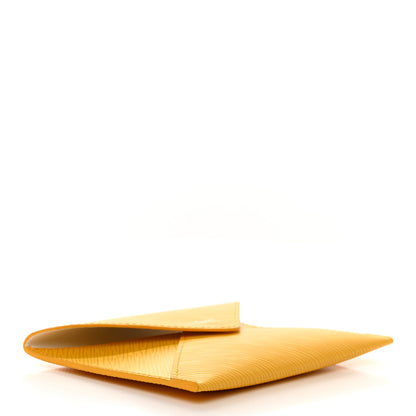 Louis Vuitton Epi Envelope Pouch Yellow 4 of 6