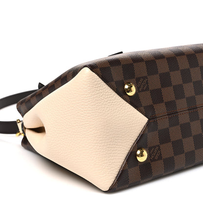 Louis Vuitton Damier Ebene Cuir Taurillon Brittany Creme 9 of 10