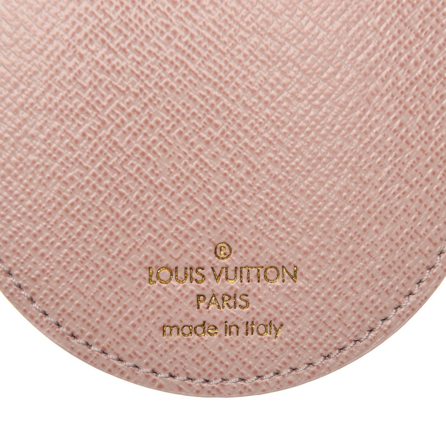 Monogram LV Mirror Key Holder Rose Ballerine