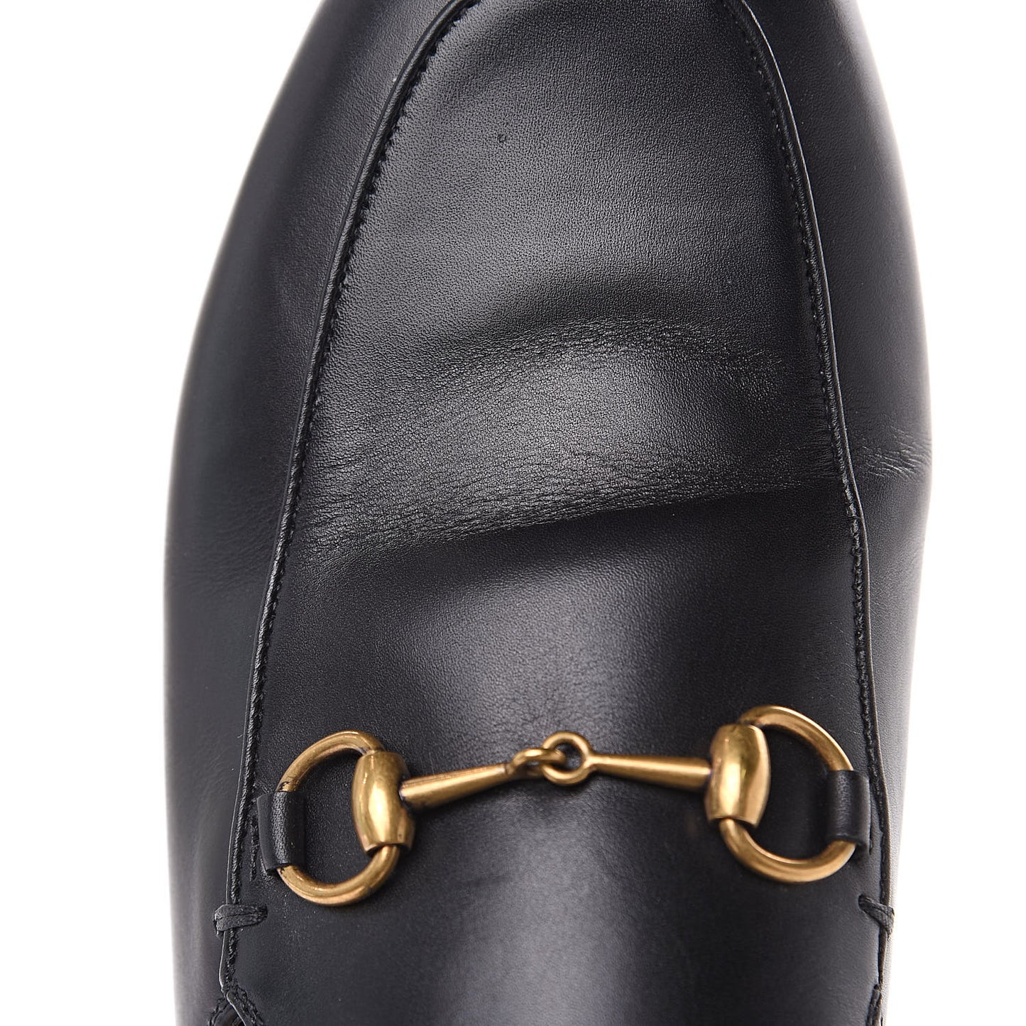 Calfskin Womens Princetown Slippers 38 Black