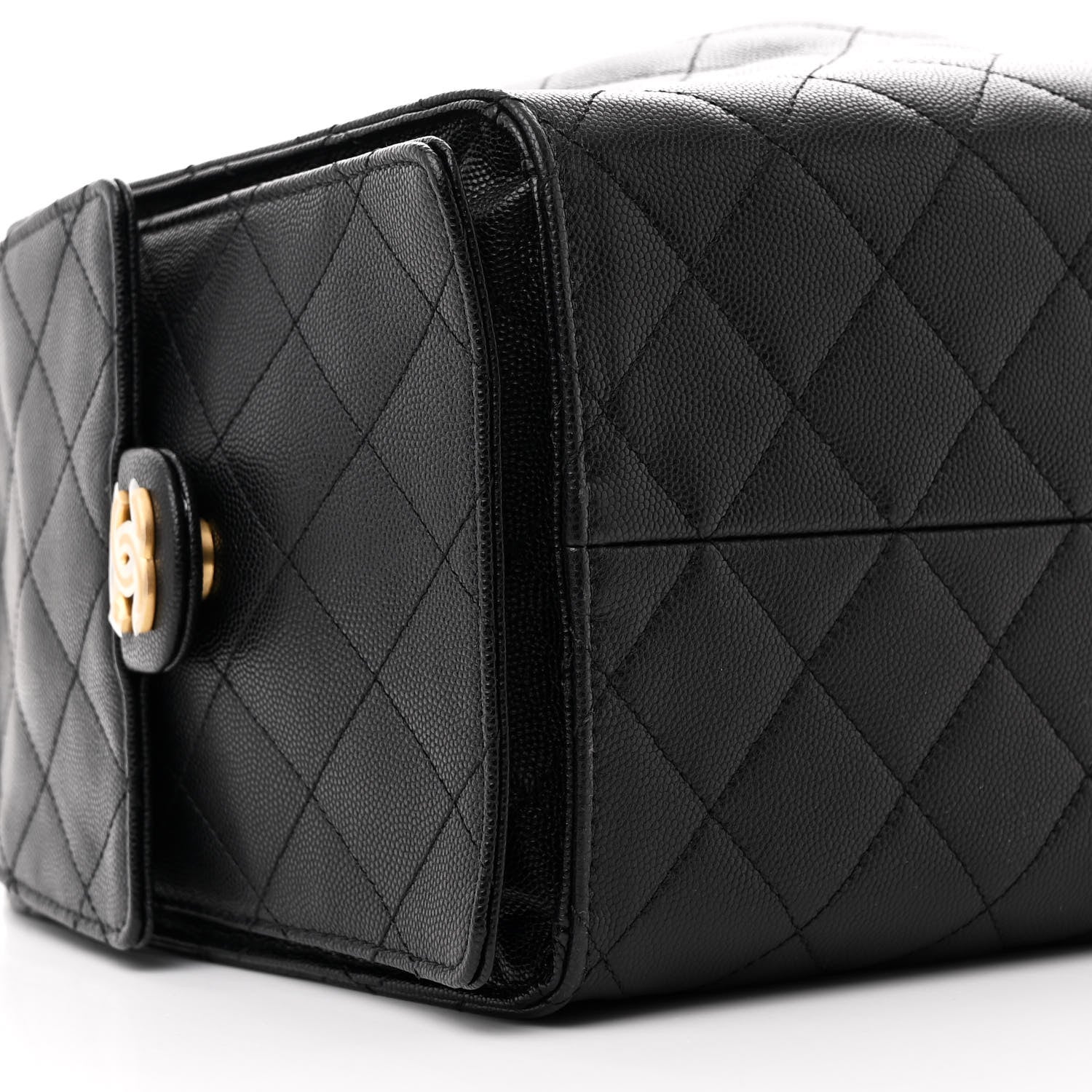 Chanel Caviar Quilted Medium Chanel 25 Handbag Black 12 of 13