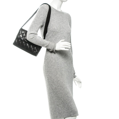 Chanel Lambskin Quilted CC Flap Shoulder Bag Dark Brown 2 of 8