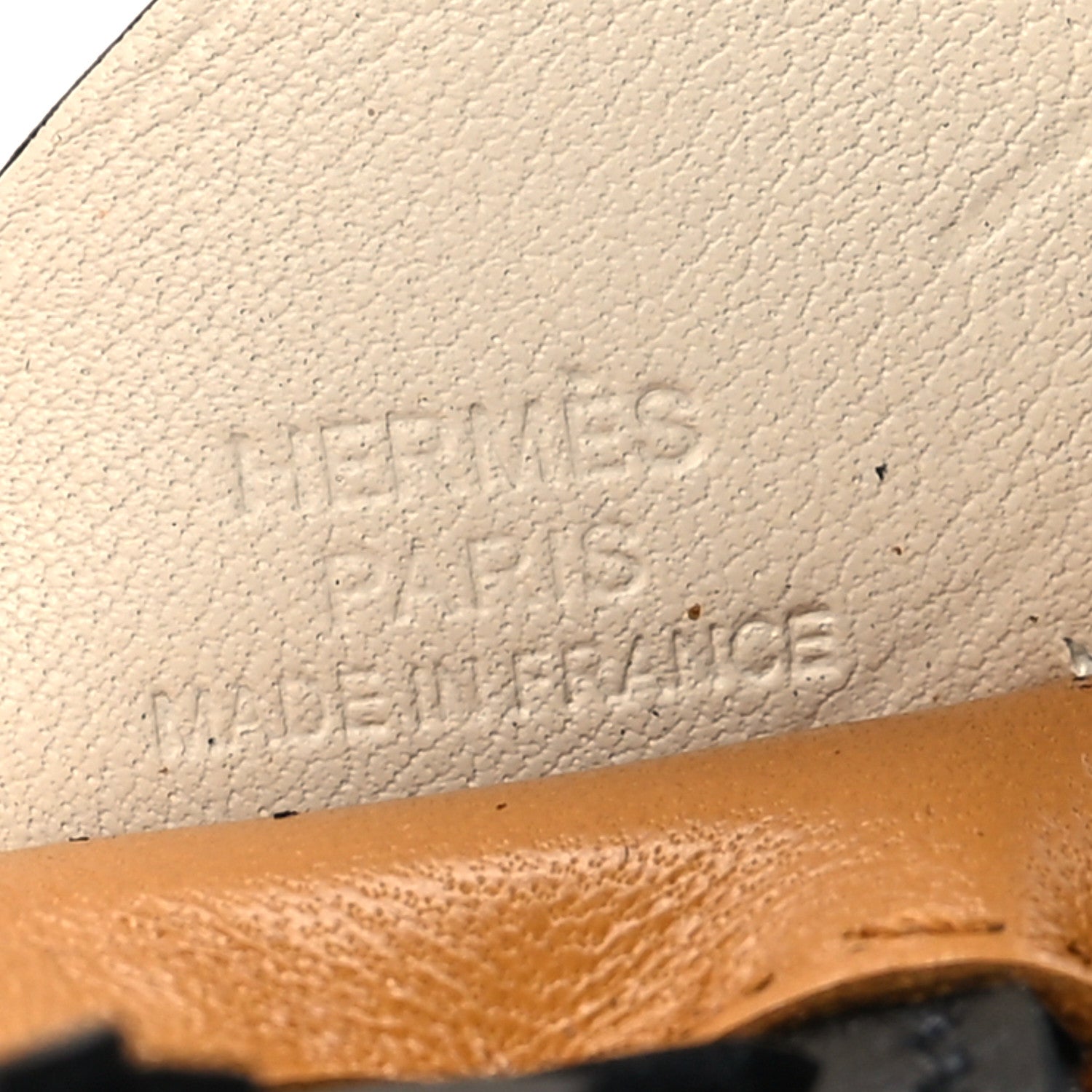 Hermes Milo Lambskin Grigri Rodeo Pegase Horse Bag Charm PM Sesame Black Nata 3 of 5