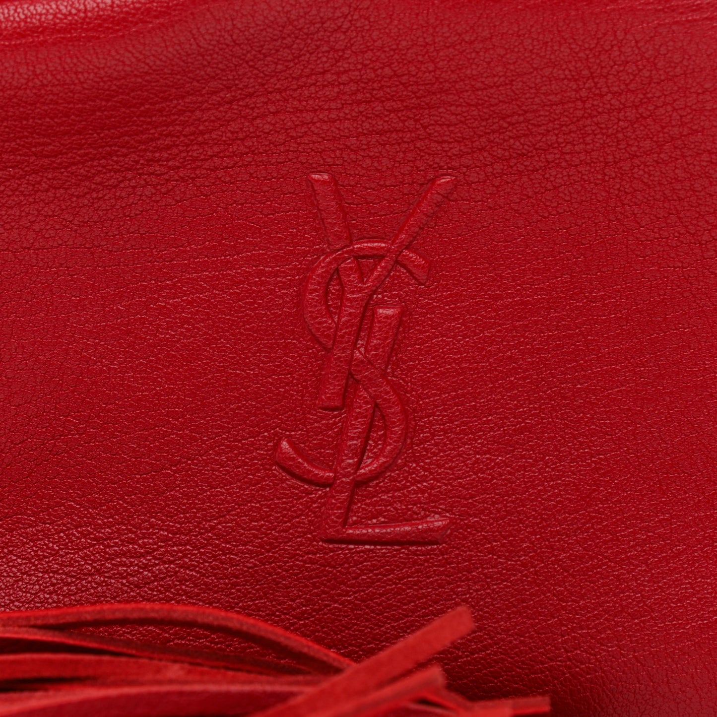 Lambskin Monogram Lou Belt Bag Red