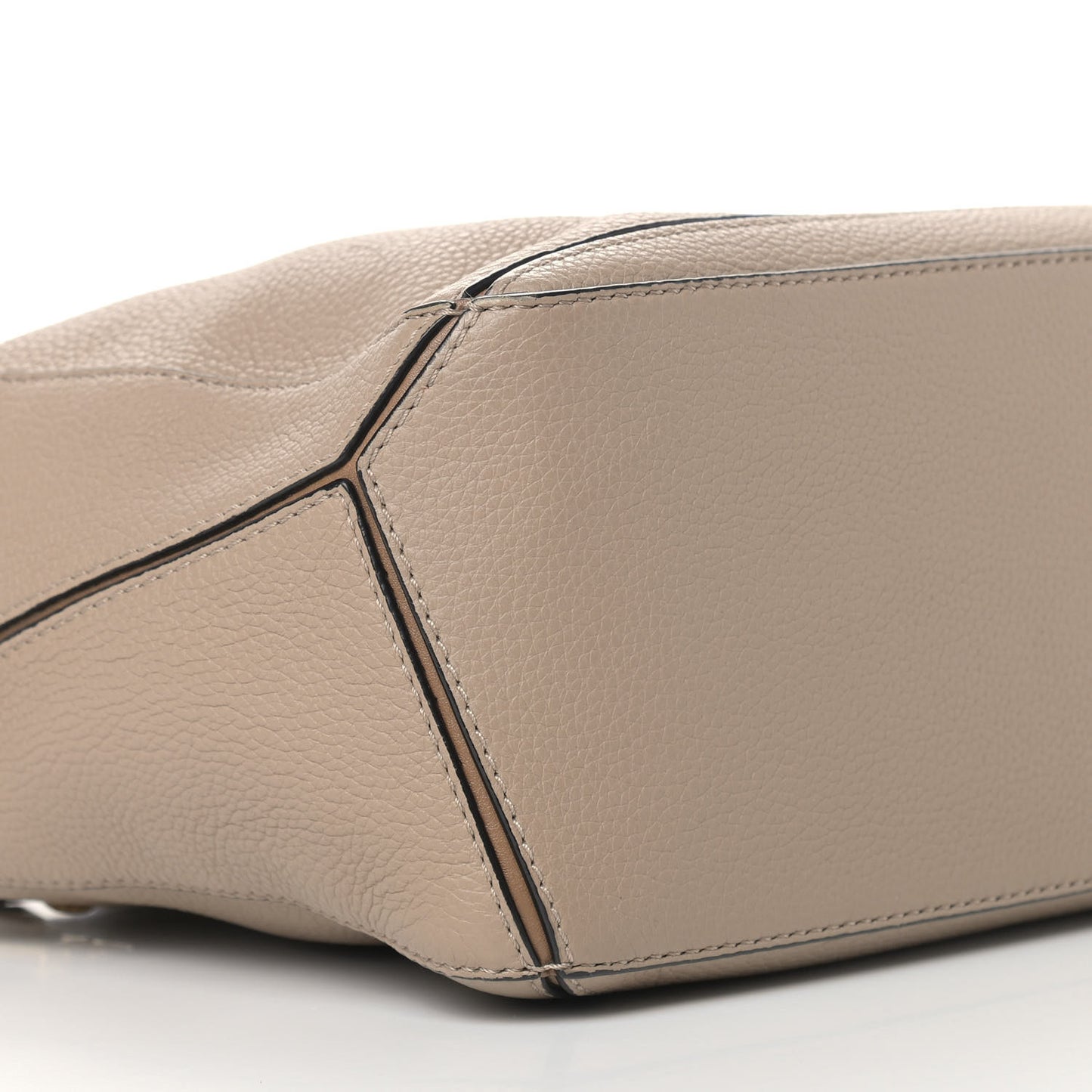 Grained Calfskin Small Puzzle Bag Sand Mink
