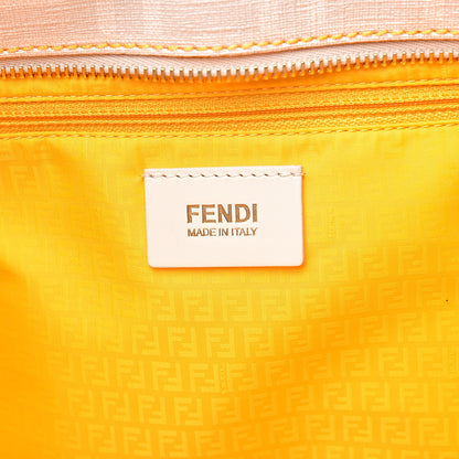 Fendi Zucca Spalmati Medium Roll Tote Bianco 6 of 12