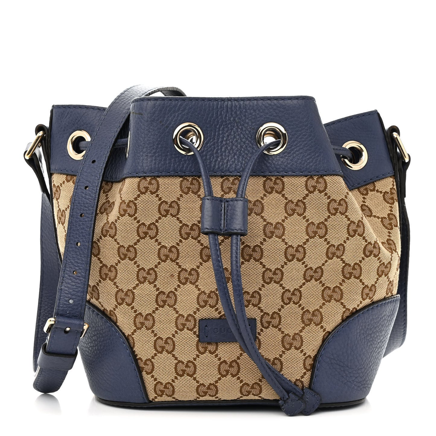 Monogram Cellarius Calfskin Bucket Bag Beige Ebony Washed Ink