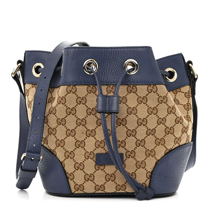 Gucci Monogram Cellarius Calfskin Bucket Bag Beige Ebony Washed Ink 1 of 22