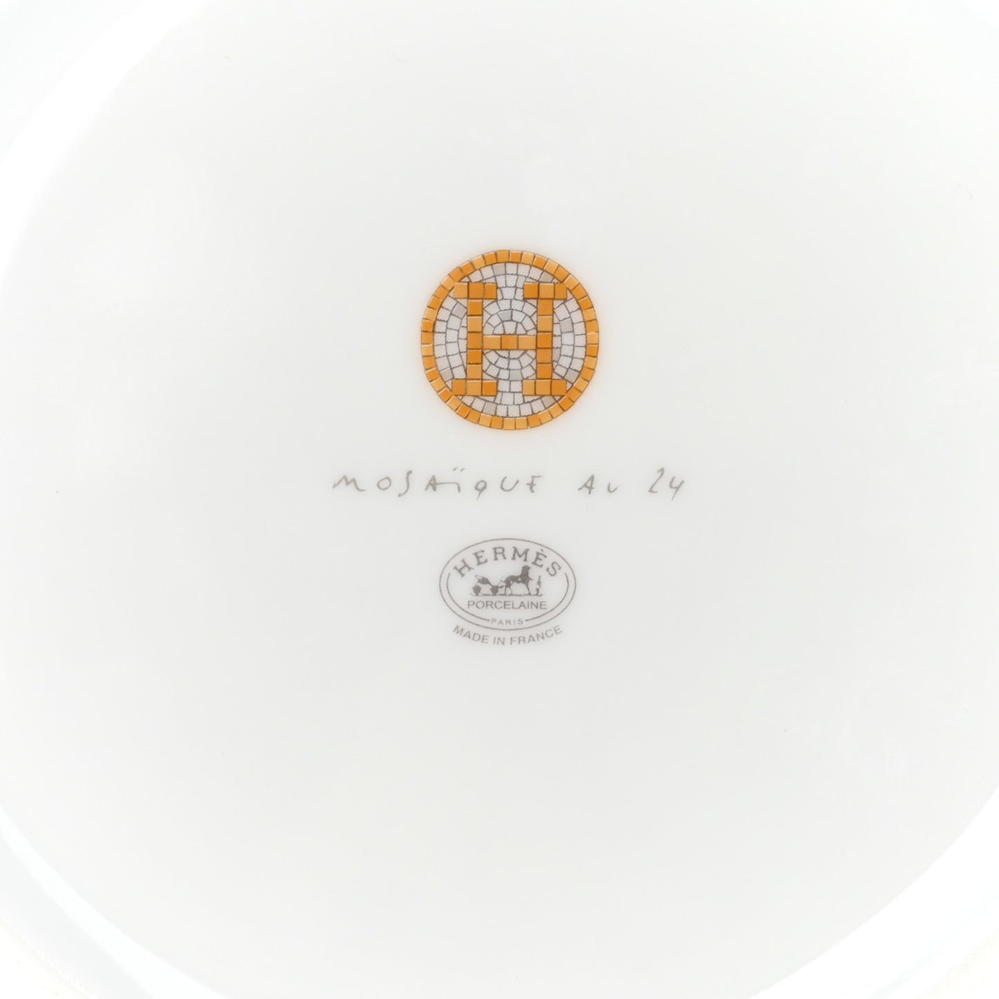 Porcelain Mosaique au 24 Dessert Plate 8.3