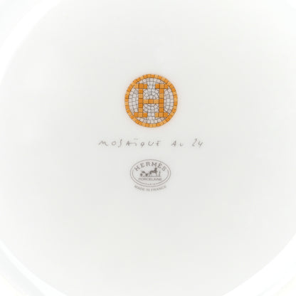 Hermes Porcelain Mosaique au 24 Dessert Plate 8.3 4 of 7