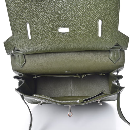 Hermes Taurillon Clemence Jypsiere 31 Vert Veronese 5 of 8