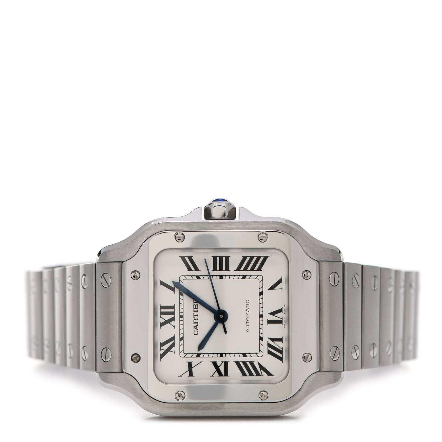 Stainless Steel 35mm Santos de Cartier Automatic Watch