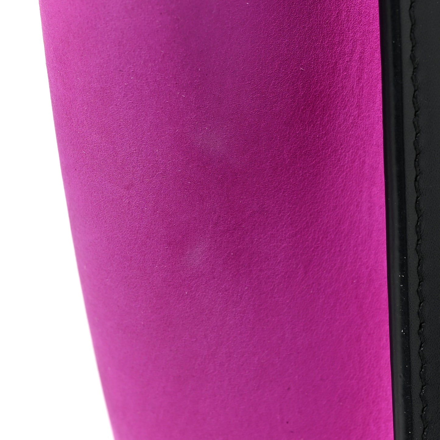 Baby Grained Calfskin Nubuck Nano Tri-Color Luggage Fuchsia
