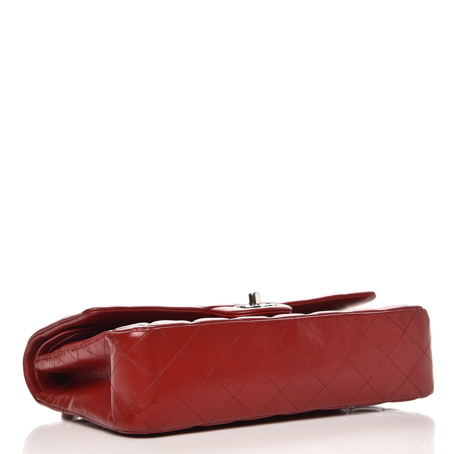 Chanel Lambskin Quilted Medium Double Flap Red 5 of 11