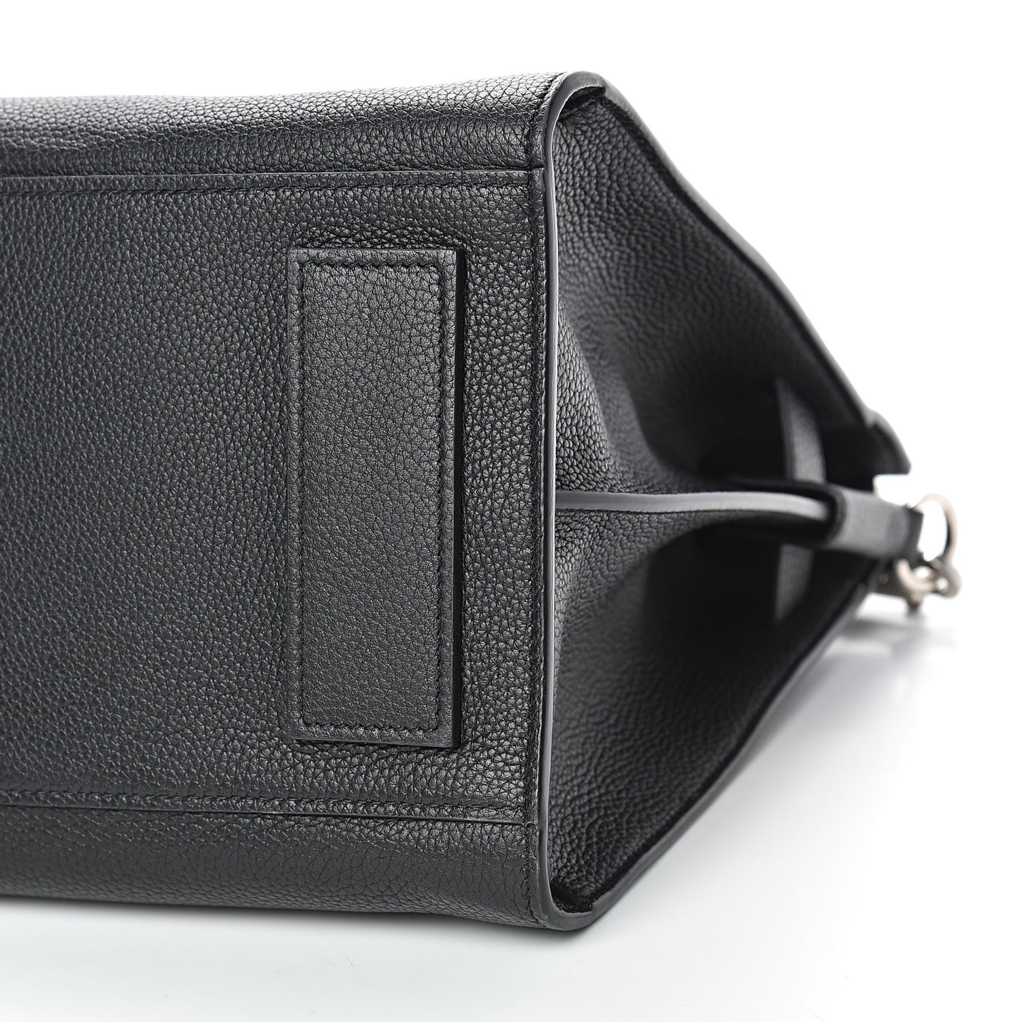 Grained Calfskin Small Supple Sac De Jour Duffle Black