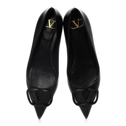 Valentino Garavani Nappa Vlogo Flats 36.5 Black 5 of 13