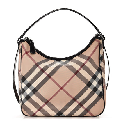 Burberry Nova Check Medium Moore Hobo Black 1 of 12