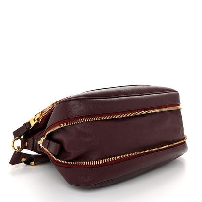 Tom Ford Pebbled Calfskin Large Jennifer Burgundy 4 of 10