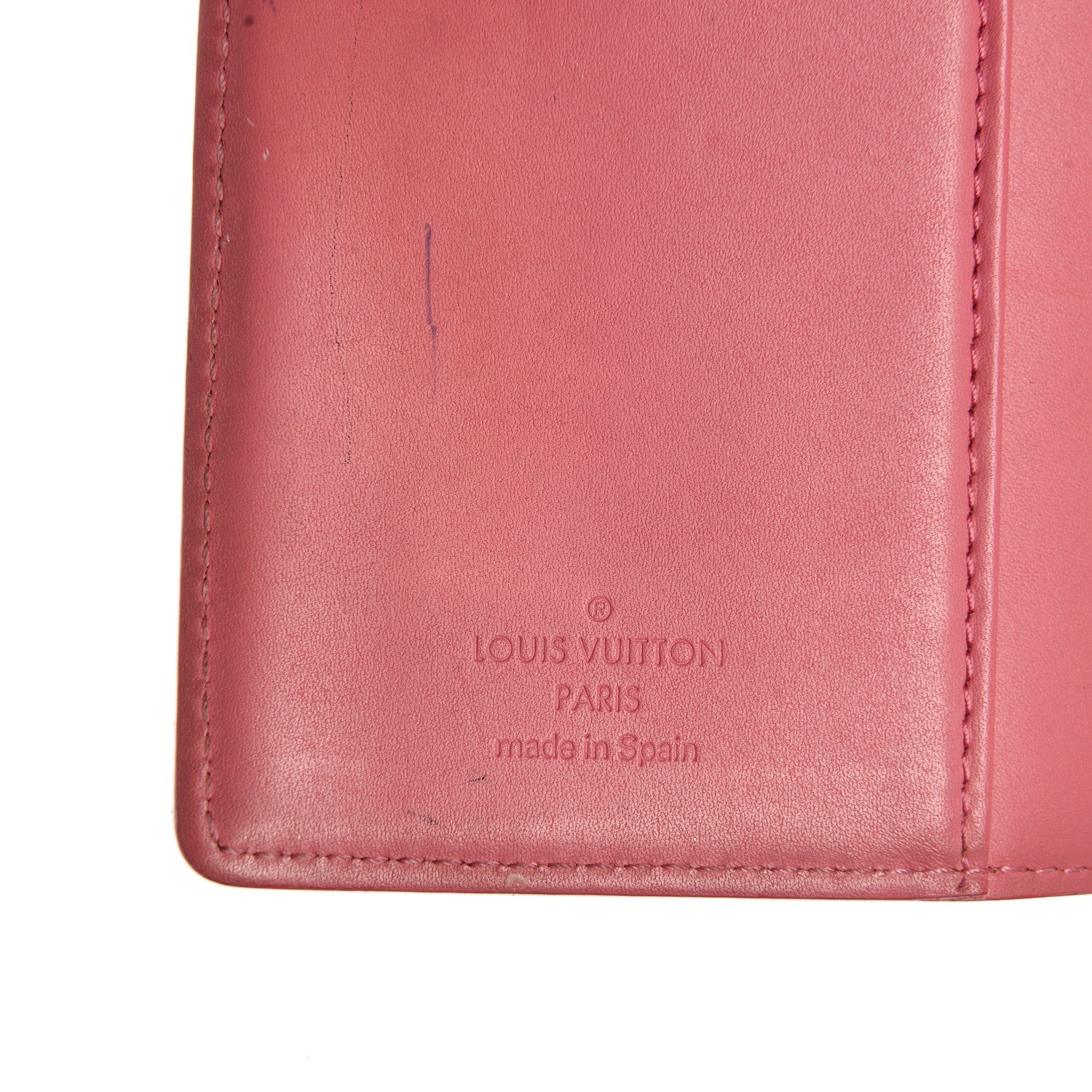 Louis Vuitton Vernis Small Ring Agenda Cover Framboise 6 of 10