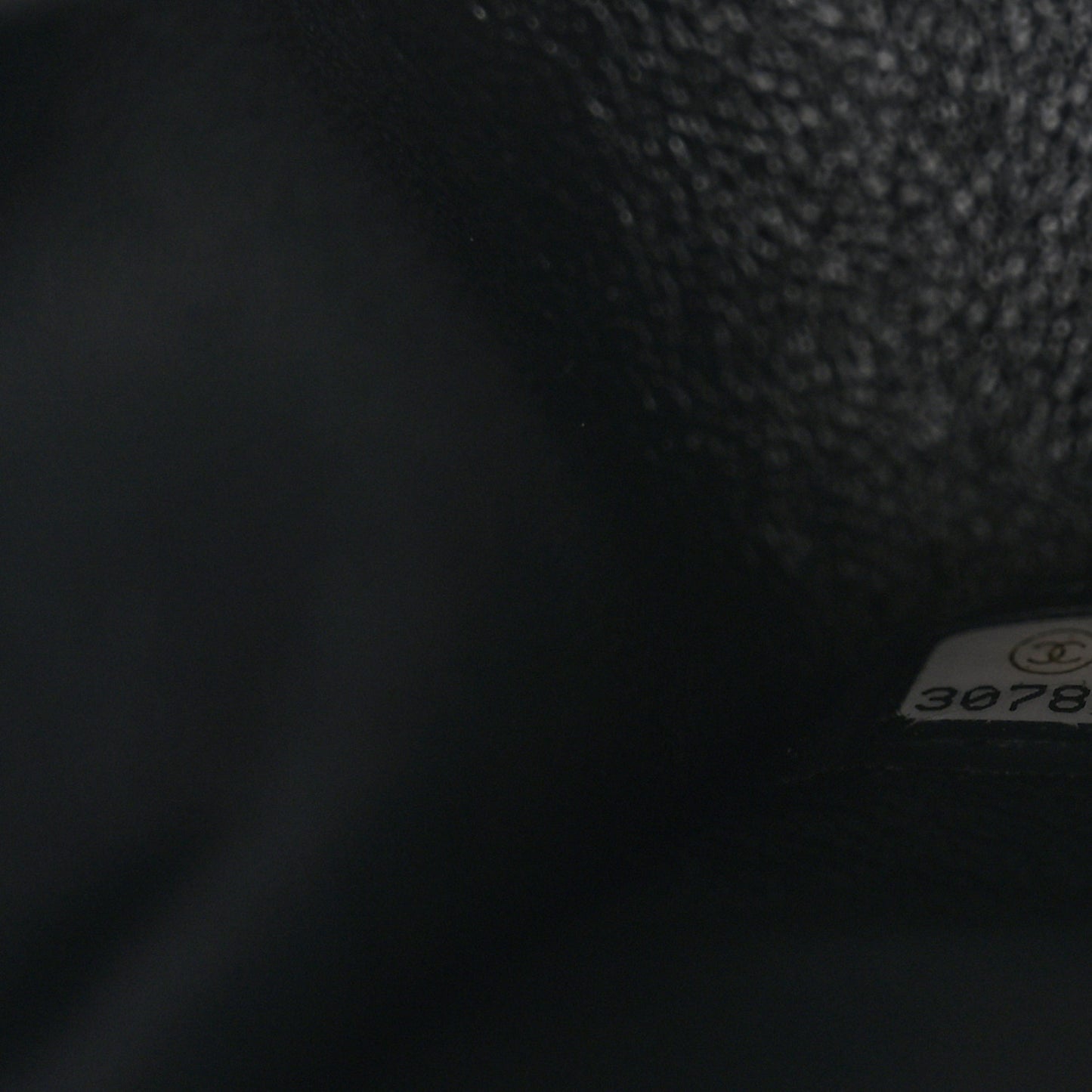 Lambskin Chevron Quilted Medium Double Flap Black