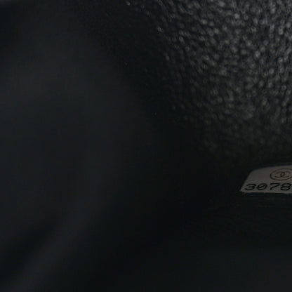 Chanel Lambskin Chevron Quilted Medium Double Flap Black 7 of 10