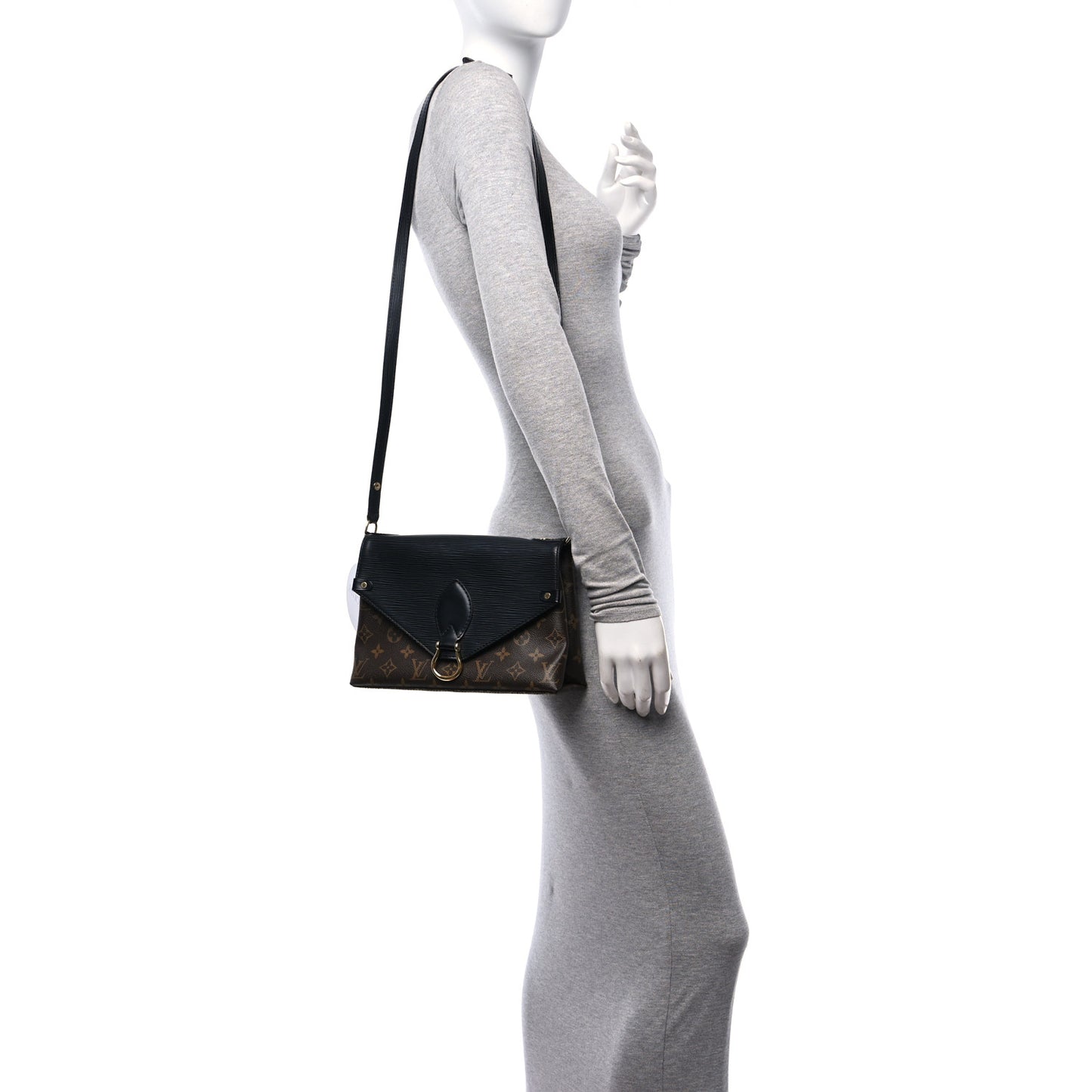 Epi Monogram Saint Michel Black