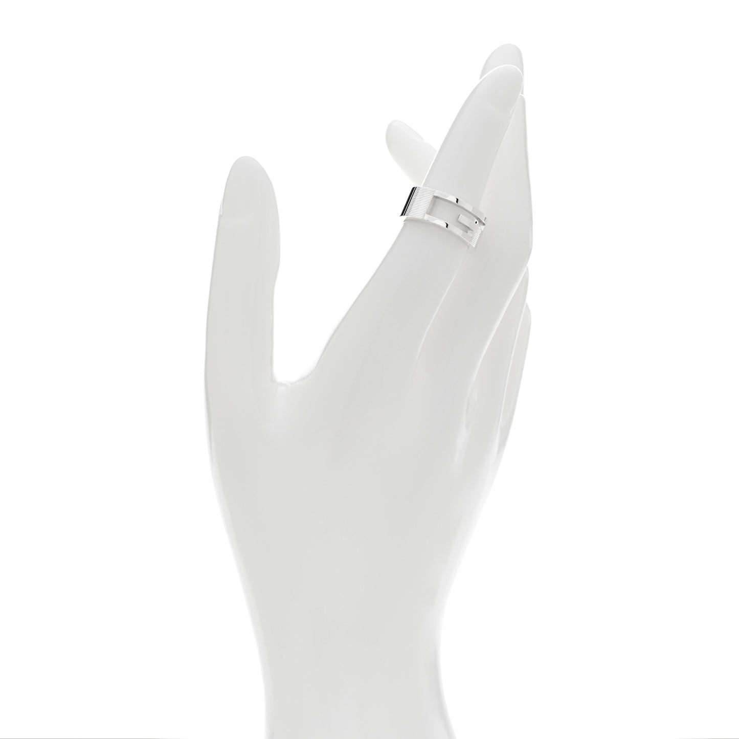 Sterling Silver G Cutout Ring 50 5.5