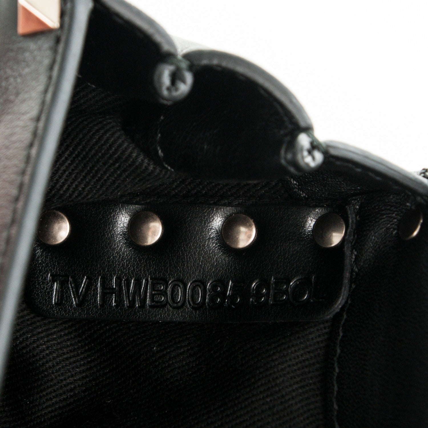 Valentino Garavani Calfskin Rockstud Belt Bag Black 7 of 7