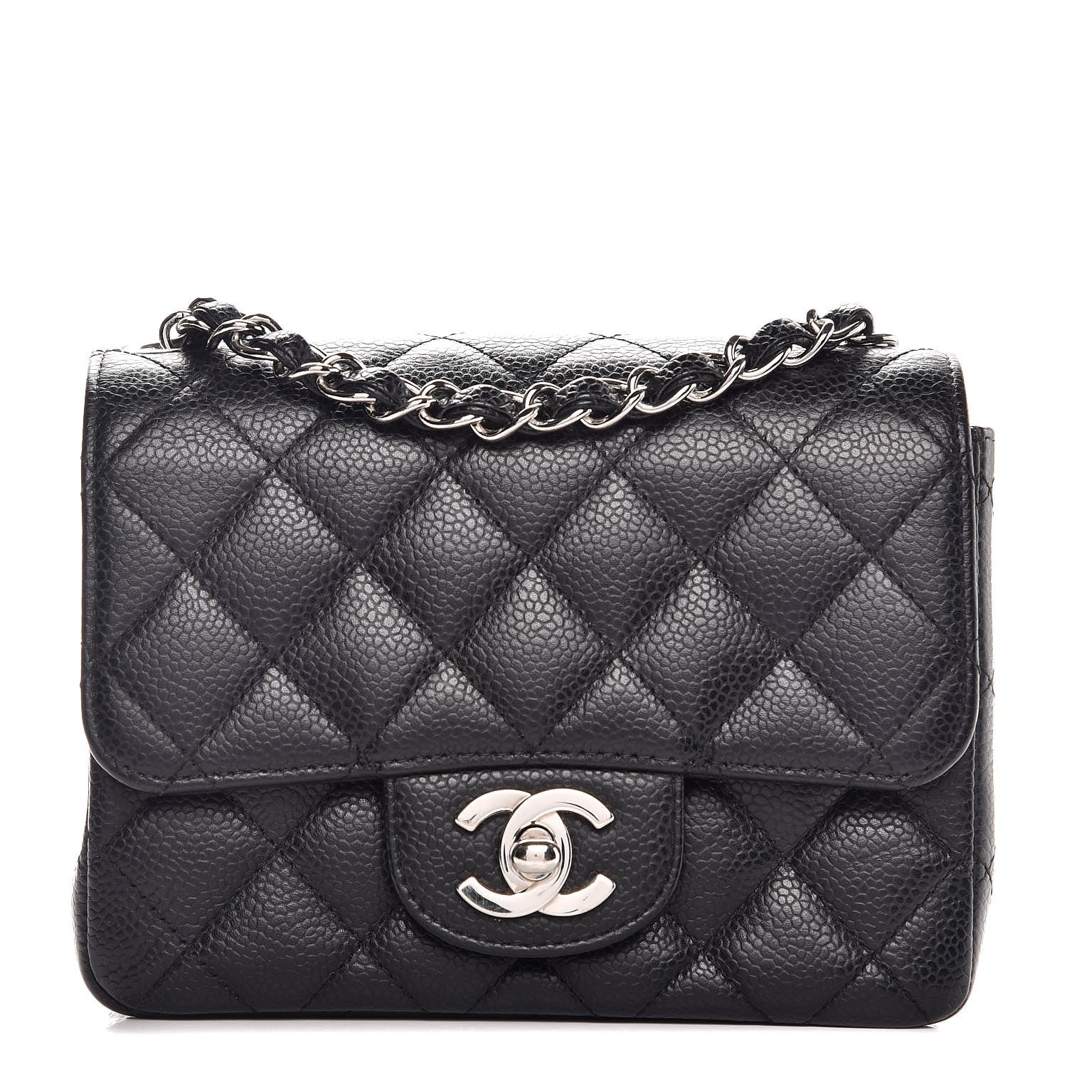 Chanel Caviar Quilted Mini Square Flap Black 1 of 7
