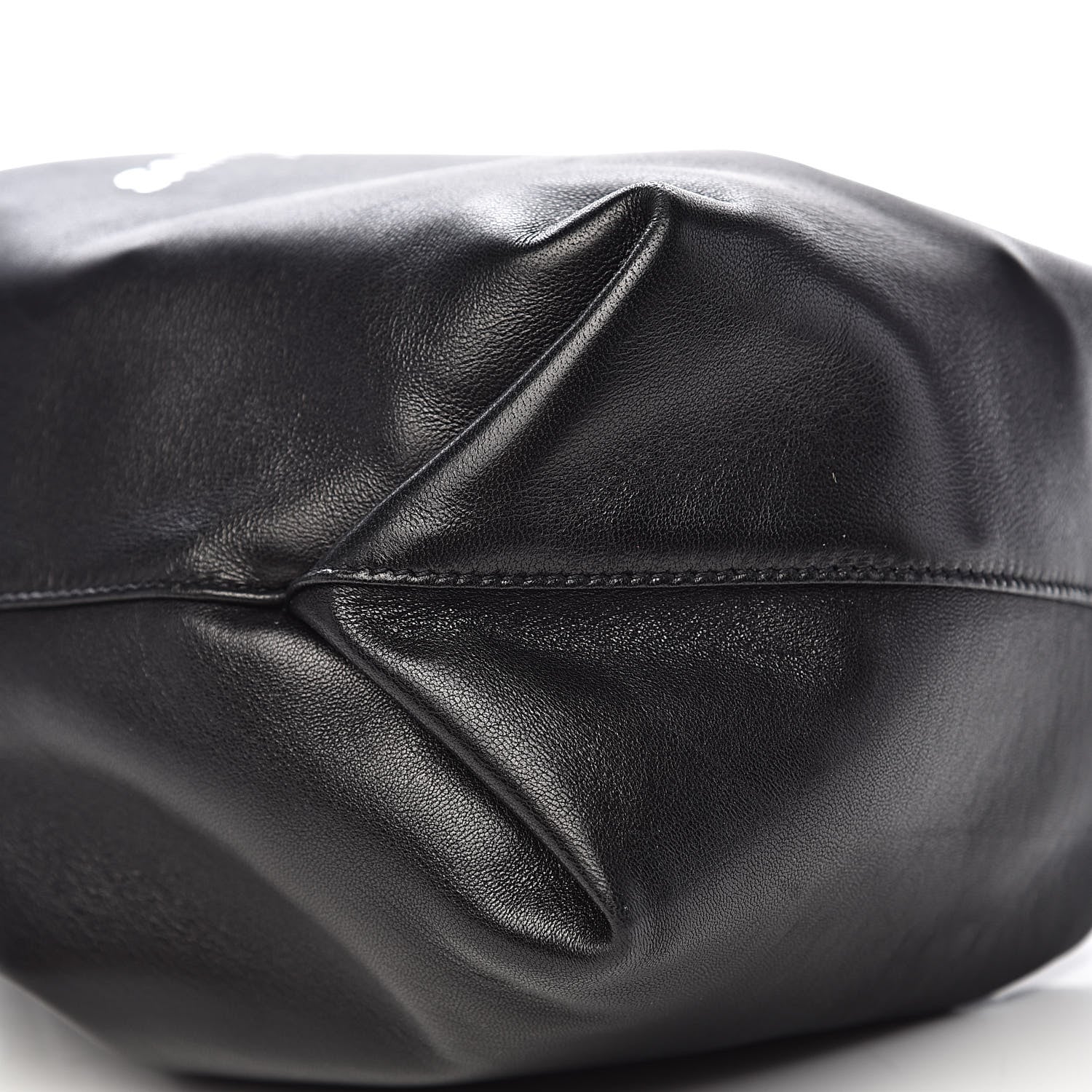 Saint Laurent Lambskin Small Teddy Bucket Bag Black 9 of 11