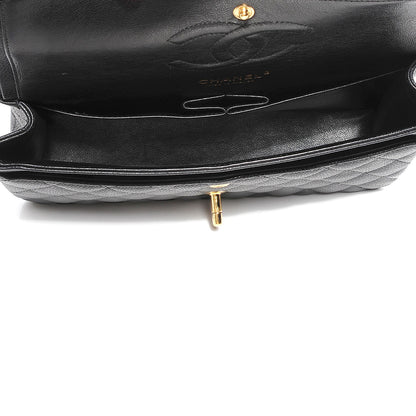 Chanel Caviar Quilted Medium Double Flap Black 9 of 9
