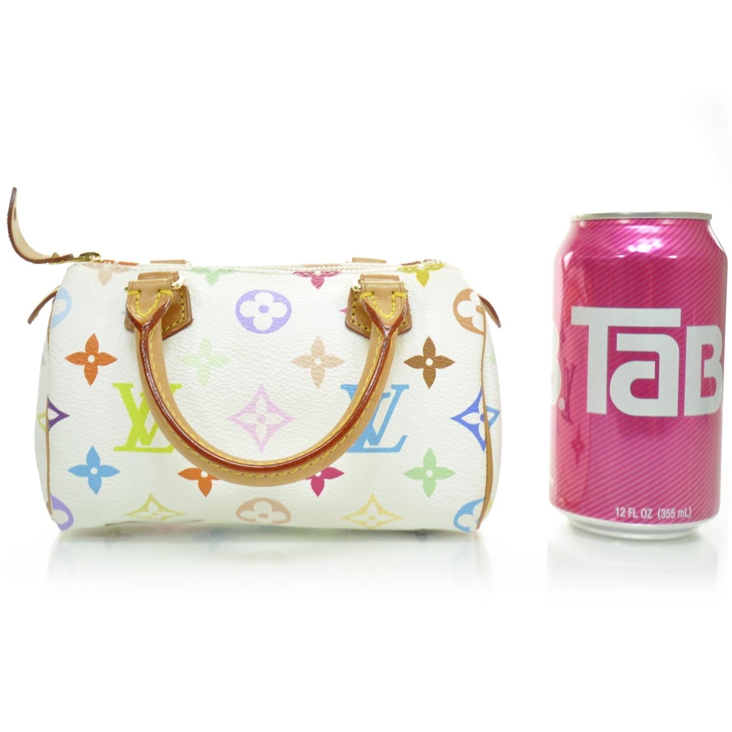 Louis Vuitton Monogram Multicolor Mini Sac HL Speedy White 2 of 8