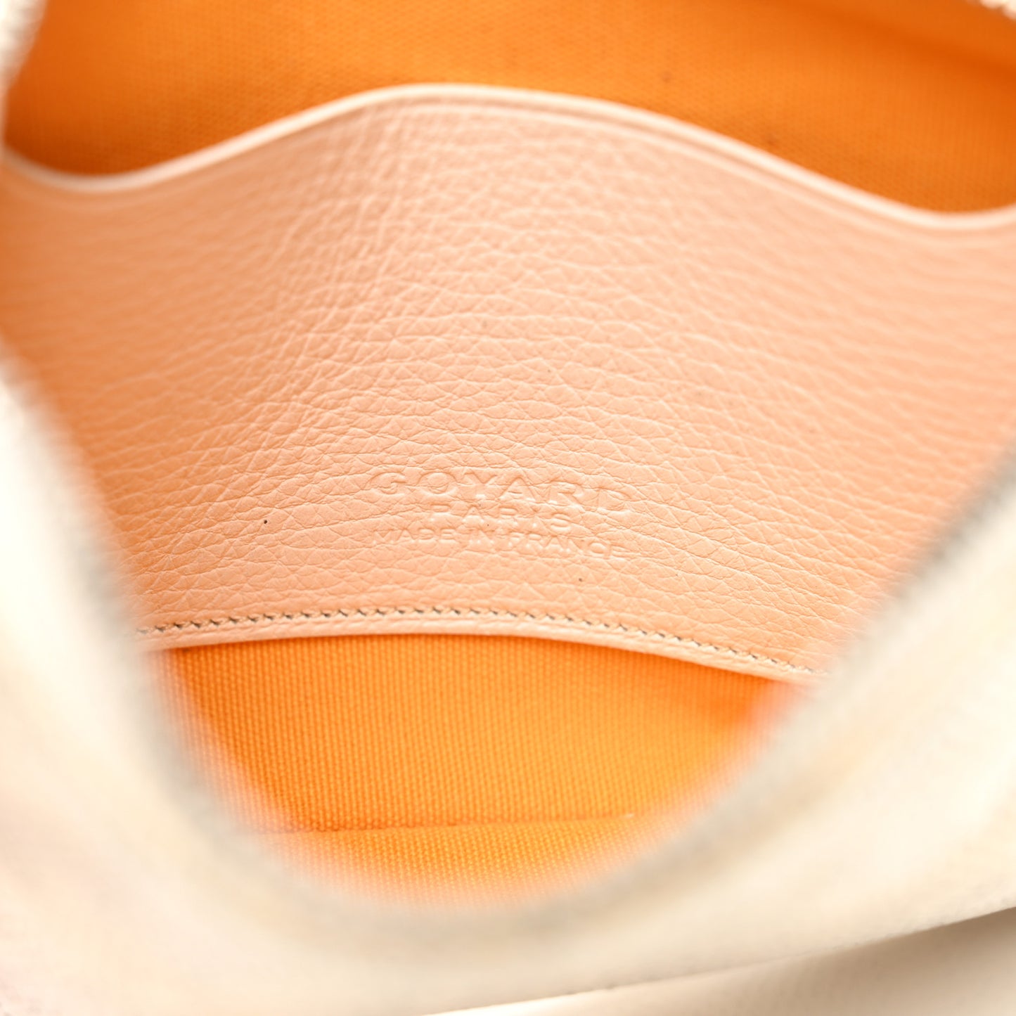 Goyardine Mini Senat Pochette White