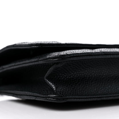 Chanel Caviar Quilted Wallet on Chain WOC Black 9 of 11