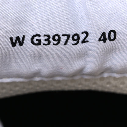Chanel Fabric Laminated Calfskin Stretch CC Womens Sneakers 40 White Silver 9 of 13