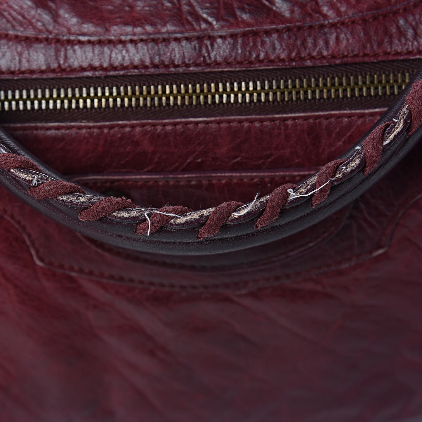Chevre Classic Hardware Twiggy Rouge Grenat